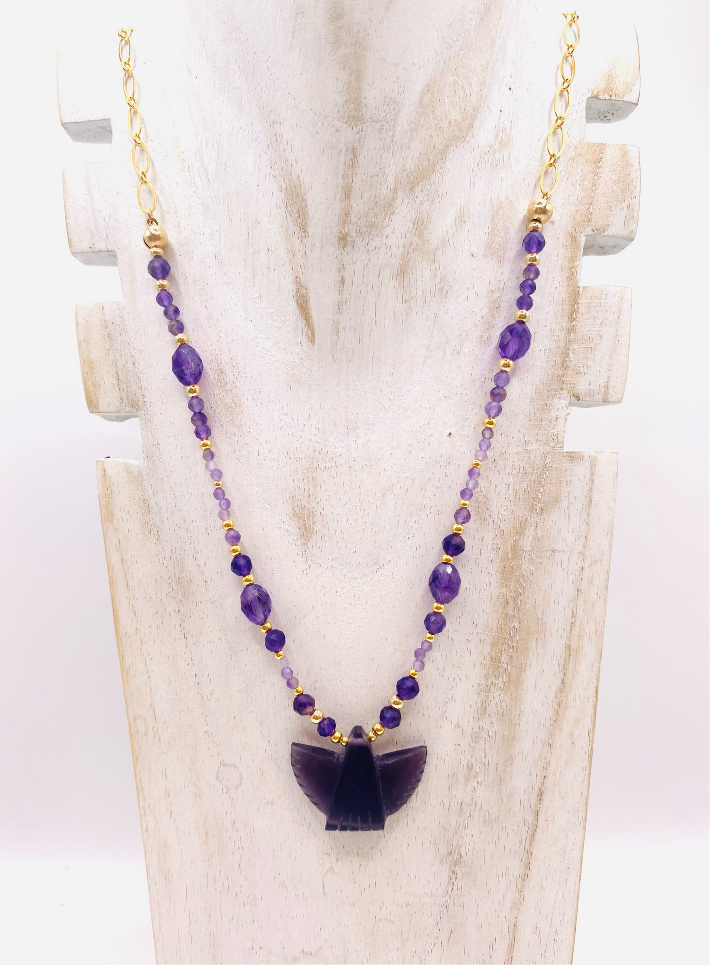 Collier ANIMALACELU  Violet - Améthyste