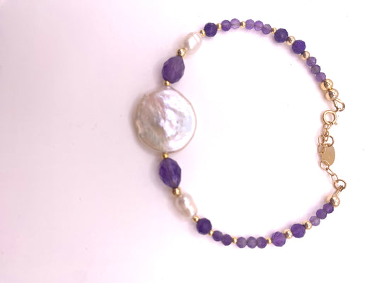 Bracelet DOLCEZZA Violet - Améthyste