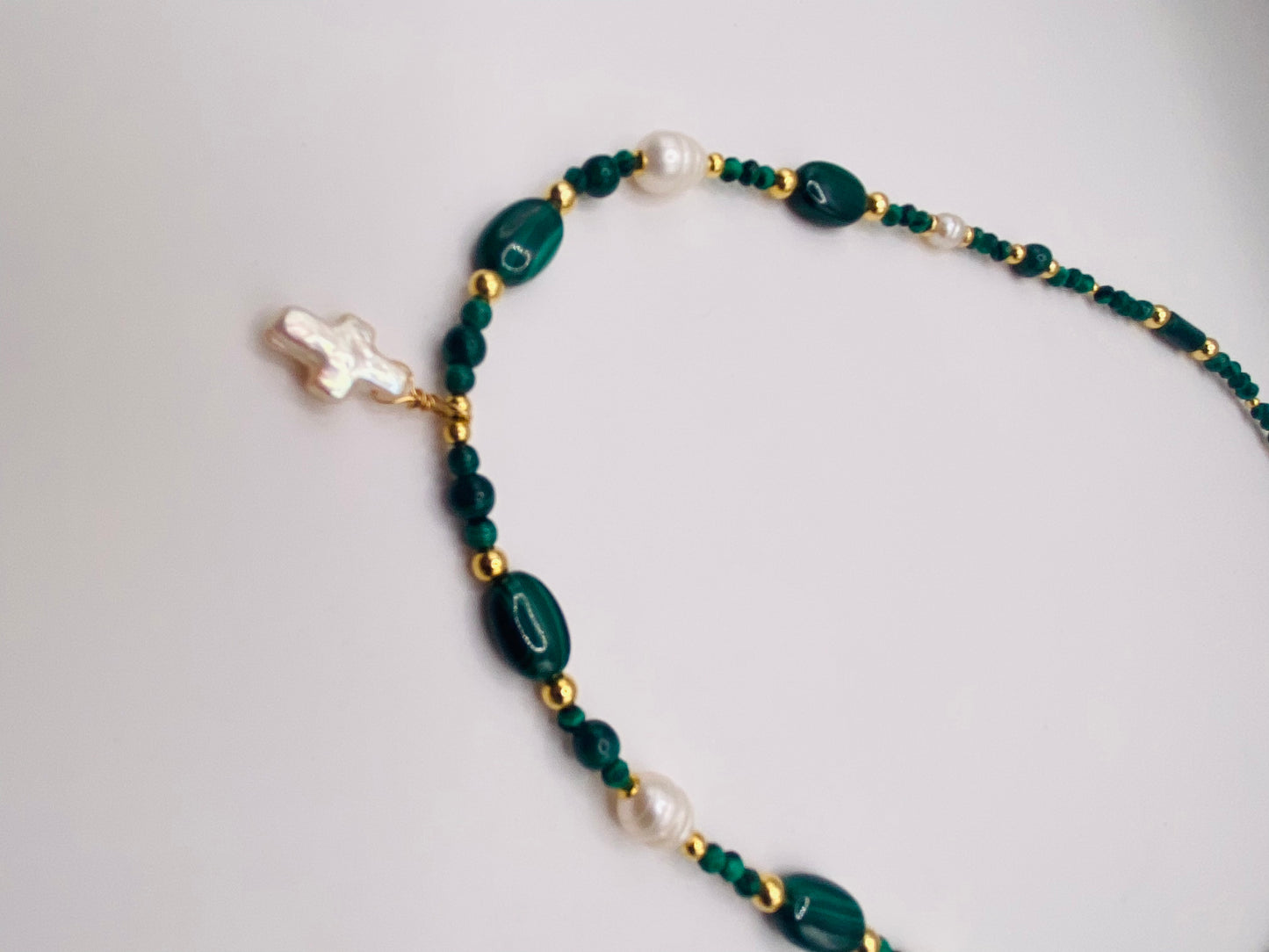 Collier FERVORE n°3 Vert - Malachite