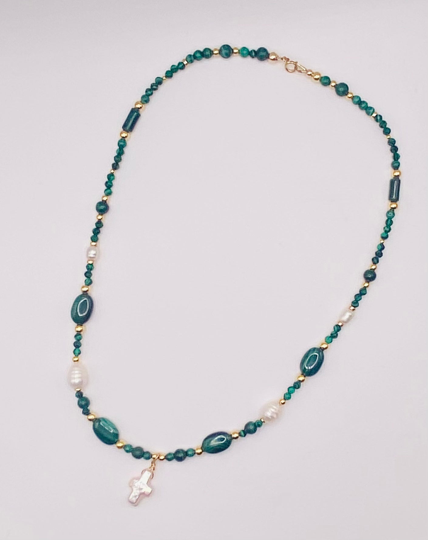 Collier FERVORE n°3 Vert - Malachite