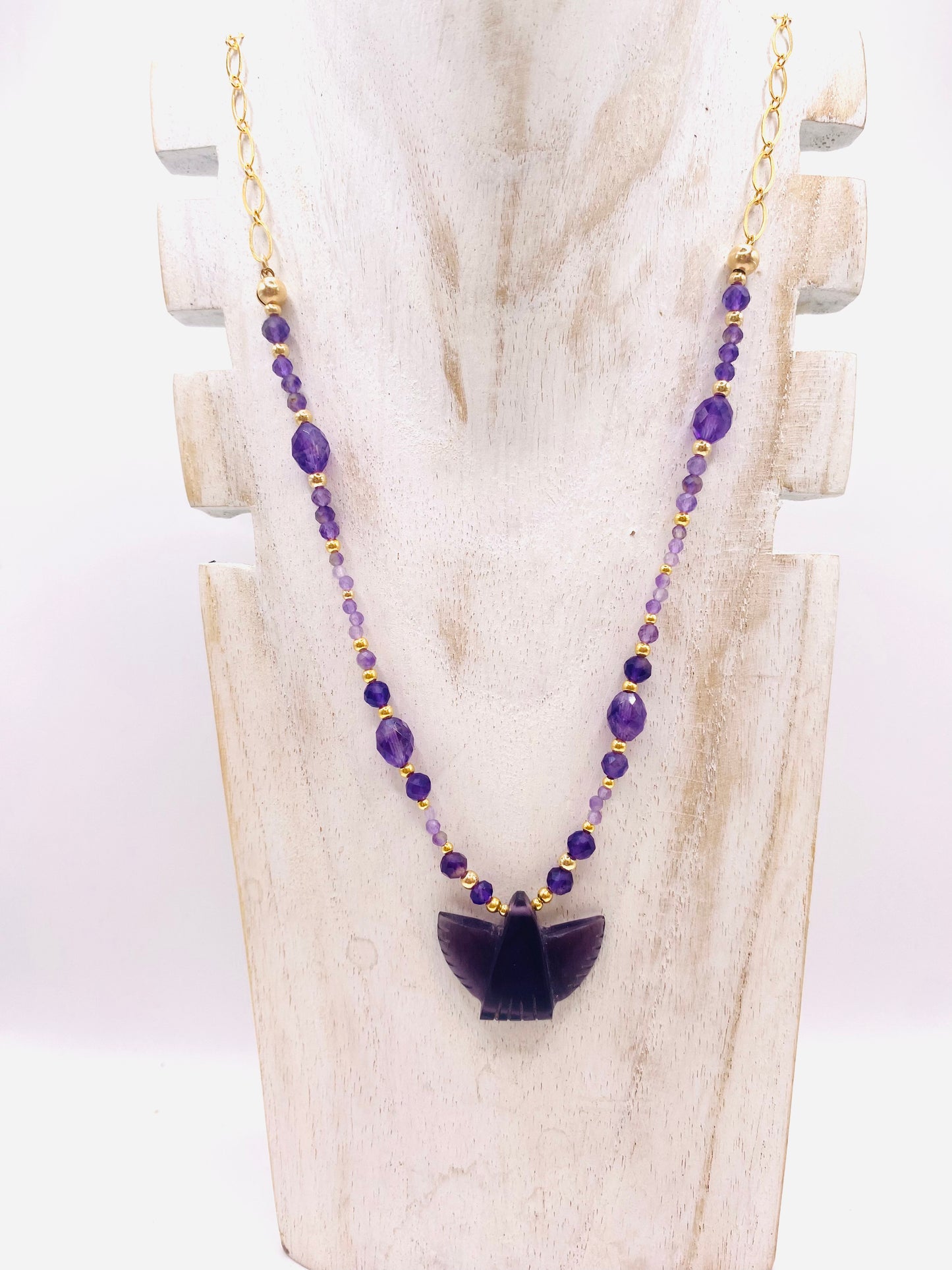 Collier ANIMALACELU  Violet - Améthyste