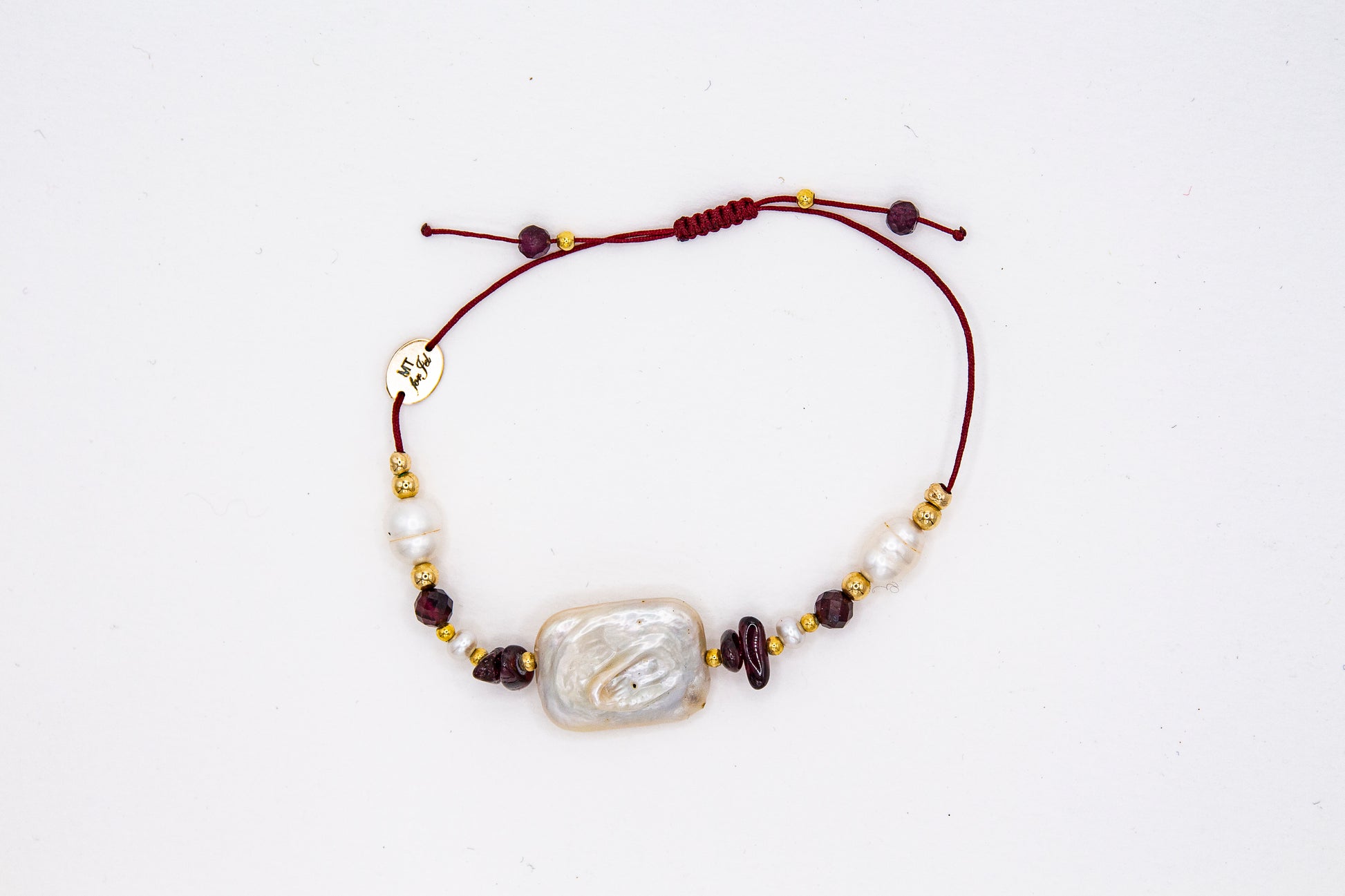 Bracelet PAVEZZA LIA Bordeaux - Grenat - MTFORJEL